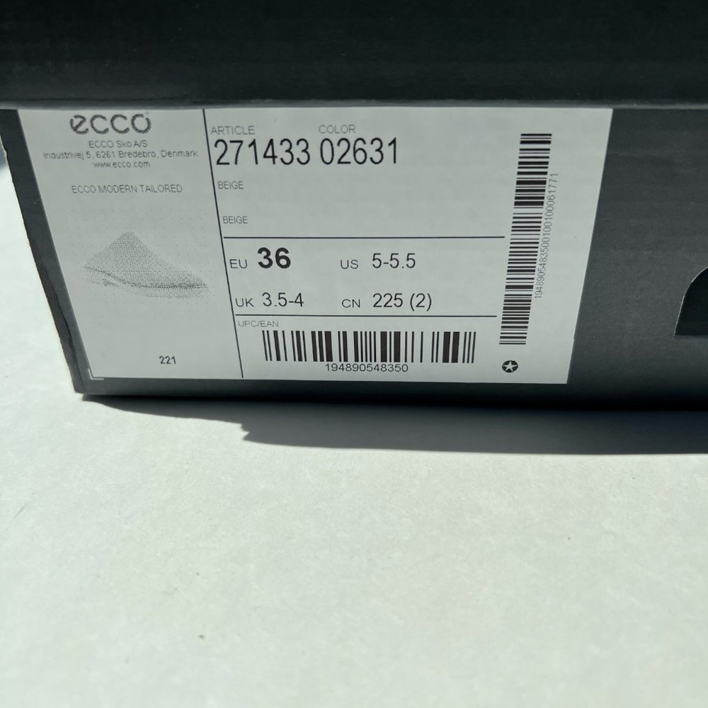 ECCO Modern Tailored Mule | Beige | size EUR 36 (US 5-5.5) - Picture 7 of 8